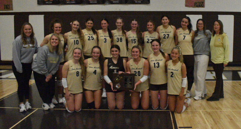 John Marshall Sweeps Brooke For Regional Volleyball Title